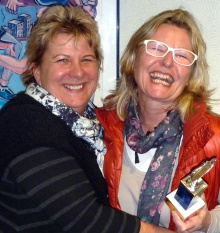 Monika Urban, rechts, siegt 2012