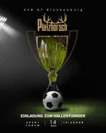 Einladung: 1. Frauenhallenturnier des VfB &acute;67 Blankenburg